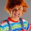 Mens Chucky Style Messy Ginger Wig