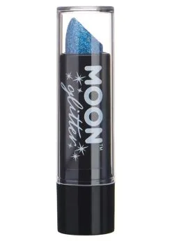 Blue Holographic Glitter Lipstick