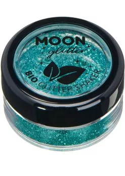 Biodegradable Fine Turquoise Glitter Shaker