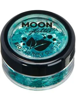 Biodegradable Loose Turquoise Chunky Glitter