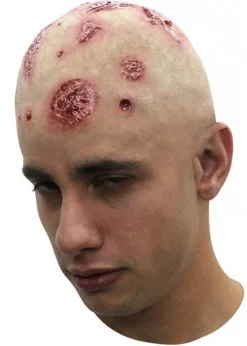 Gruesome Zombie Bald Head Cap