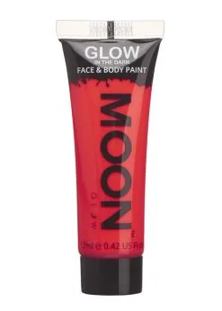 Glow In The Dark Neon Red Make-Up Tube 12ml
