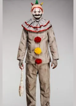 American Horror Story Twisty The Clown Costume With Deluxe Mask -Costumes Sales ST561 deluxe twisty clown costume 02