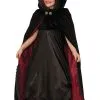 Childrens Halloween Gothic Vampire Girl Velvet Cape -Costumes Sales X76421rs