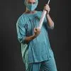 Adult Horror Bloody Surgeon Costume -Costumes Sales adult bloody surgeon costume