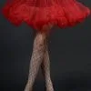 Adult Halloween Deluxe Gothic Red Full Petticoat -Costumes Sales adult gothic full red underskirt
