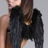 Gothic Fallen Angel Black Feather Wings 2 Gothic Fallen Angel Black Feather Wings -Costumes Sales black feather wings 52832