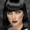 Ladies Black Gothic Blunt Bob Wig -Costumes Sales black gothic blunt bob wig