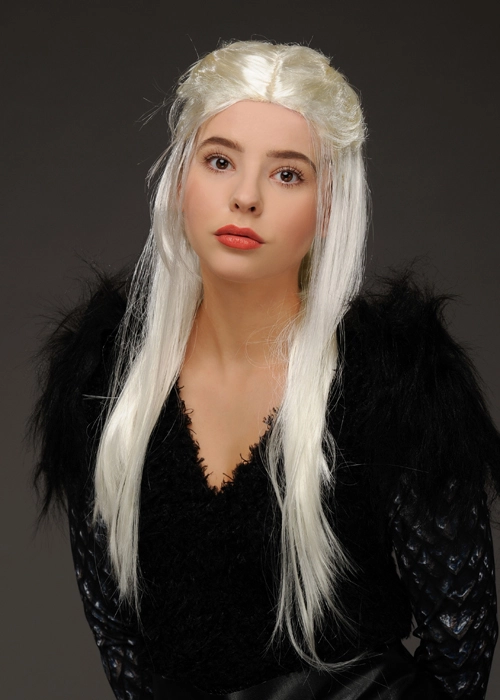 Womens Rhaenyra Style Dragon Princess Blonde Wig 4 Womens Rhaenyra Style Dragon Princess Blonde Wig - Image 2