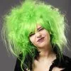 Womens Halloween Neon Green Messy Zombie Wig 2 Womens Halloween Neon Green Messy Zombie Wig -Costumes Sales bright green messy zombie wig 42362