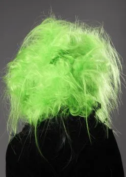 Womens Halloween Neon Green Messy Zombie Wig 7 Womens Halloween Neon Green Messy Zombie Wig -Costumes Sales bright green messy zombie wig 42362 02