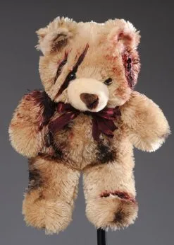 Halloween Party Brown Zombie Teddy Bear -Costumes Sales brown zombie bear prop 02