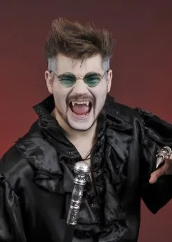 Gothic Vampire Green Dracula Glasses