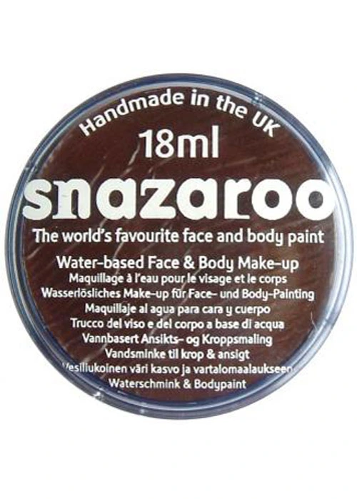 Dark Brown Werewolf Face Paint 3 Dark Brown Werewolf Face Paint