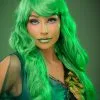 Womens Deluxe Curly Green Medusa Wig -Costumes Sales deluxe green medusa wig A2766