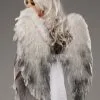 Halloween Gothic Fallen Angel Large Feather Wings -Costumes Sales dirty angel wings