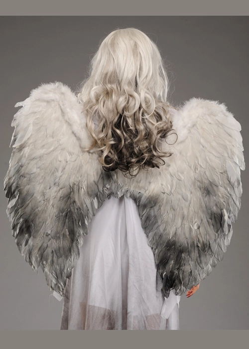 Halloween Gothic Fallen Angel Large Feather Wings 5 Halloween Gothic Fallen Angel Large Feather Wings - Image 3