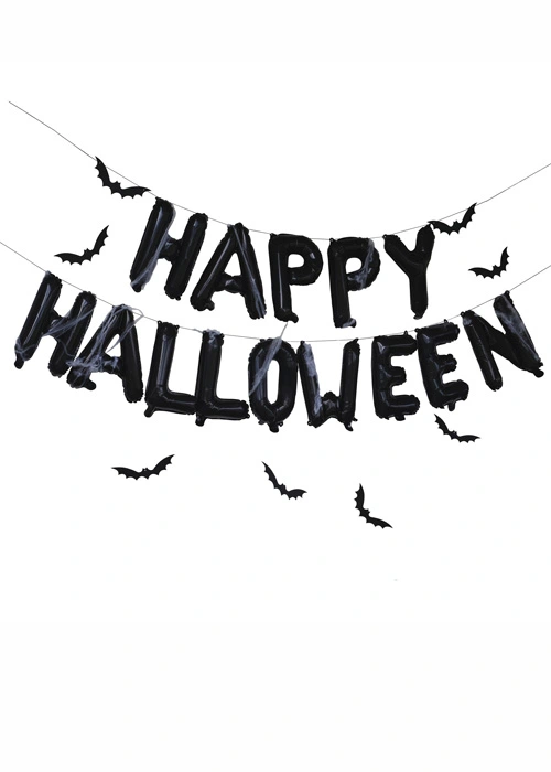 Happy Halloween Balloon Bunting Decorating Kit 4 Happy Halloween Balloon Bunting Decorating Kit - Image 2