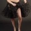 Gothic Black Knee Length Underskirt