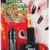 Gothic Black Nail Polish And Lipstick Set -Costumes Sales gothic black nail polish and lipstick