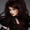 Deluxe Gothic Queen Of Hearts Wig With Tiara 2 Deluxe Gothic Queen Of Hearts Wig With Tiara -Costumes Sales gothic queen of hearts wig