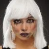 Womens Halloween Deluxe Gothic White Blunt Wig 1 Womens Halloween Deluxe Gothic White Blunt Wig -Costumes Sales gothic white halloween wig 70283