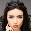 Halloween Gothic Evil Wicked Queen Black Tiara -Costumes Sales gothic wicked queen tiara 96928