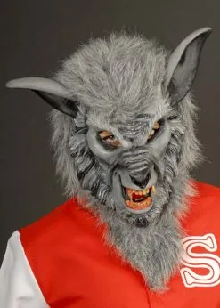 Halloween Deluxe Grey Werewolf Mask