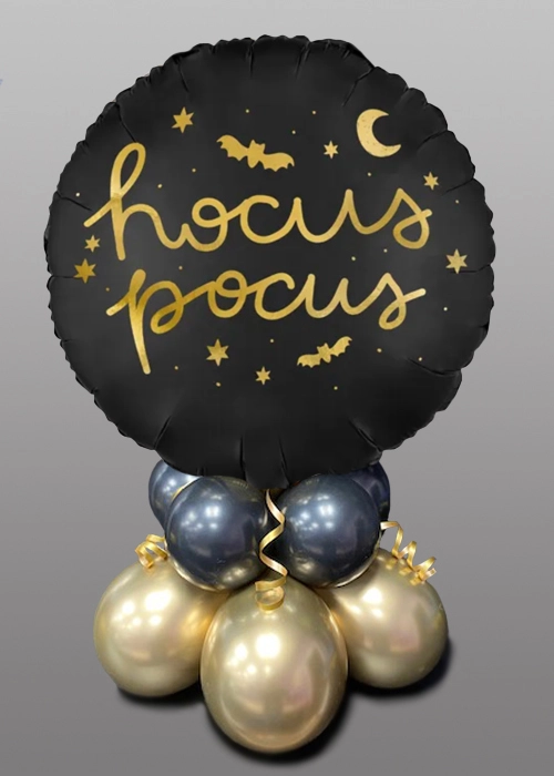 Inflated Hocus Pocus Halloween Balloon Centrepiece 3 Inflated Hocus Pocus Halloween Balloon Centrepiece