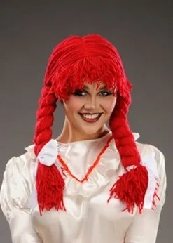 Halloween Annabelle Style Red Rag Doll Wig 7 Halloween Annabelle Style Red Rag Doll Wig -Costumes Sales halloween red rag doll wig 42233 01