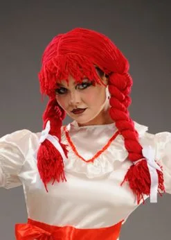 Halloween Annabelle Style Red Rag Doll Wig 8 Halloween Annabelle Style Red Rag Doll Wig -Costumes Sales halloween red rag doll wig 42233 02