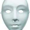 Halloween White Plastic Robot Mask 2 Halloween White Plastic Robot Mask -Costumes Sales halloween white robot mask