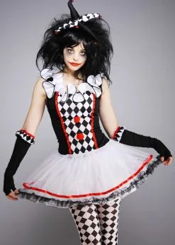 Teen Size Halloween Gothic Harlequin Honey Costume