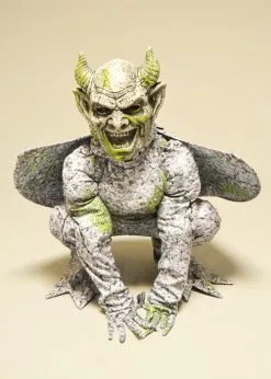 Kids Size Gothic Grey Winged Gargoyle Costume 7 Kids Size Gothic Grey Winged Gargoyle Costume -Costumes Sales kids deluxe gargoyle costume 02