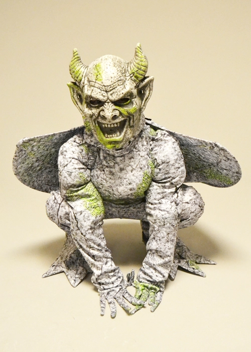 Kids Size Gothic Grey Winged Gargoyle Costume 5 Kids Size Gothic Grey Winged Gargoyle Costume - Image 3
