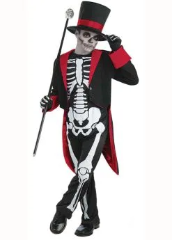 Kids Skeleton Mr Bone Jangles Costume