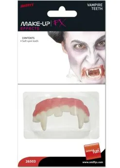 Kids Halloween Soft White Vampire Teeth
