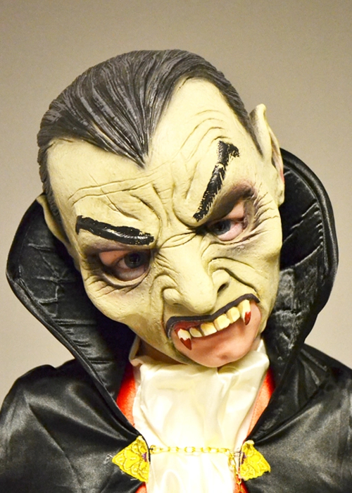 Childrens Size Vampire Open Mouth Halloween Mask 4 Childrens Size Vampire Open Mouth Halloween Mask - Image 2