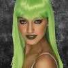 Ladies Gothic Green Glamourama Wig