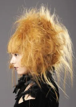 Deluxe Womens Light Auburn Back Combed Zombie Wig -Costumes Sales light auburn gothic doll wig 42359 02