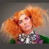 Womens Mad Hatter Style Crazy Ginger Backcombed Wig -Costumes Sales mad hatter wig ST7025 NEW
