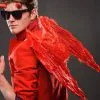 Mens Demon Red Feather Gothic Angel Wings 1 Mens Demon Red Feather Gothic Angel Wings -Costumes Sales mens red angel wings