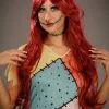 Nightmare Before Christmas Deluxe Rich Red Sally Wig -Costumes Sales nightmare before christmas sally wig 02117