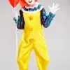 Adult Mens Halloween It Clown Pennywise Costume 1 Adult Mens Halloween It Clown Pennywise Costume -Costumes Sales official it clown costume