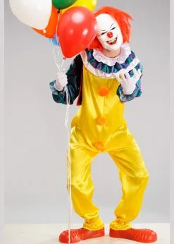 Adult Mens Halloween It Clown Pennywise Costume -Costumes Sales official it clown costume 02