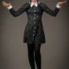 Womens The Addams Family Wednesday Costume -Costumes Sales official wednesday addams costume 702528 1