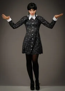 Womens The Addams Family Wednesday Costume