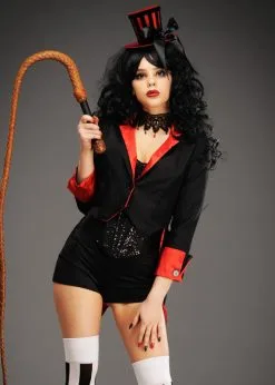 Petite Ladies Gothic Showgirl Tailcoat