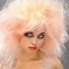 Womens Blonde And Pink Zombie Beauty Queen Wig 2 Womens Blonde And Pink Zombie Beauty Queen Wig -Costumes Sales pink candy womens zombie wig