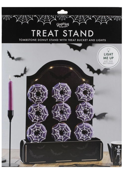 Halloween Gothic Light Up Tombstone Treat Stand 5 Halloween Gothic Light Up Tombstone Treat Stand - Image 4